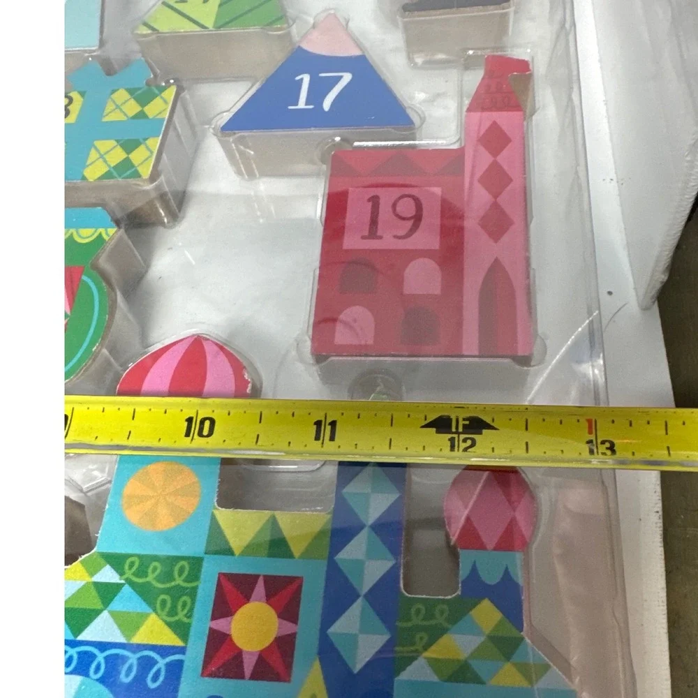 Wondershop Countdown Block Set Christmas Wood Advent Calendar 25pc MulticolorNEW